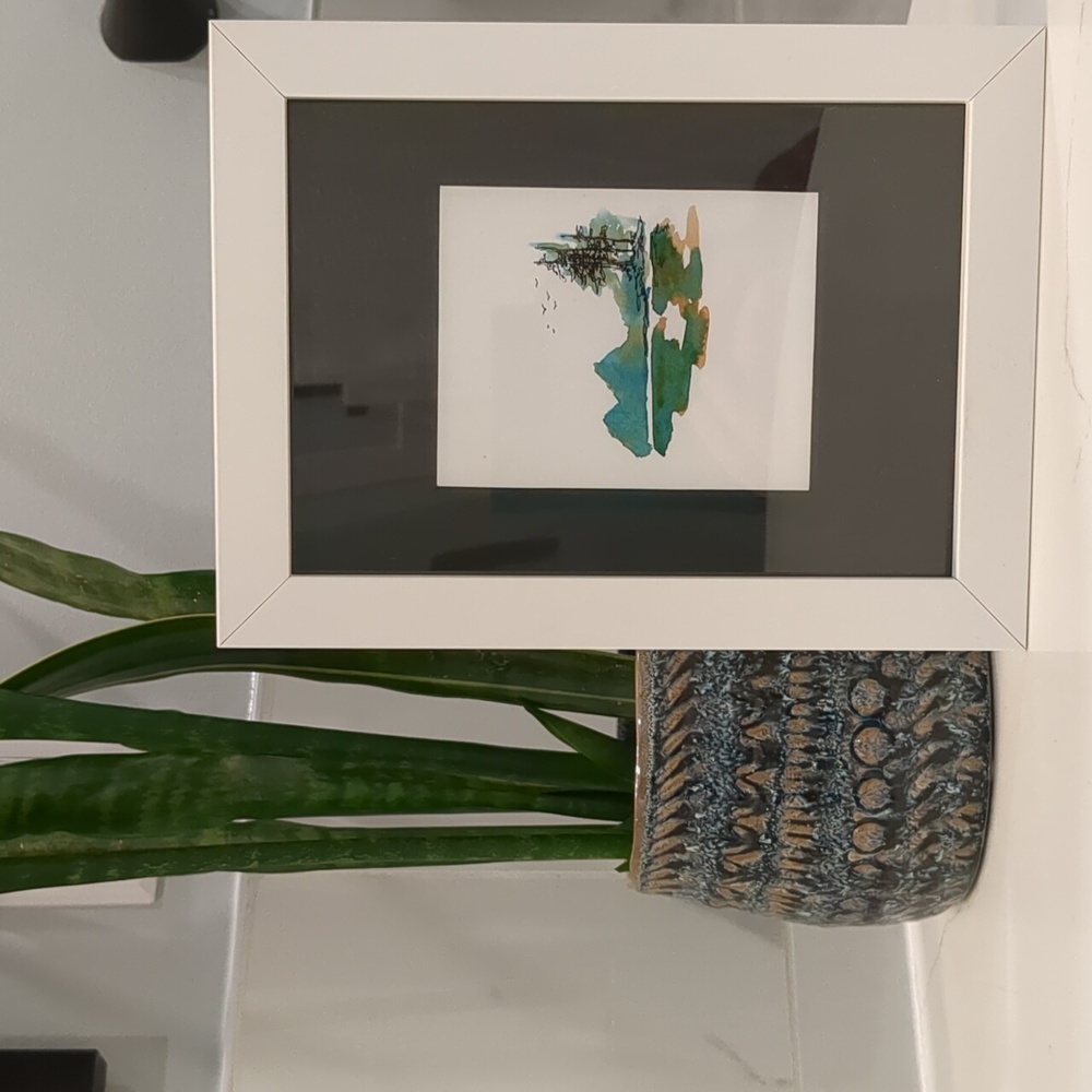 🎨Framed & Matted Print of Original Watercolour Painting